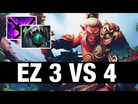 EZ 3 VS 4 - OG.Ana Plays Troll Warlord - Dota 2