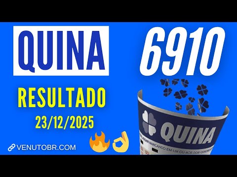 Vídeo: Resultado Quina 6910: números sorteados e premiação