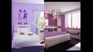 Purple bedroom decorating ideas