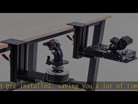 Meza Mount-Set of 2 Heavy Duty Hotas Desk Mounts Compatible with Thrustmaster Warthog/WinWing Orion