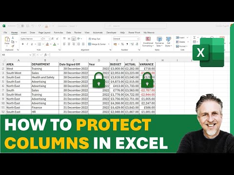 How to Protect Columns in Excel