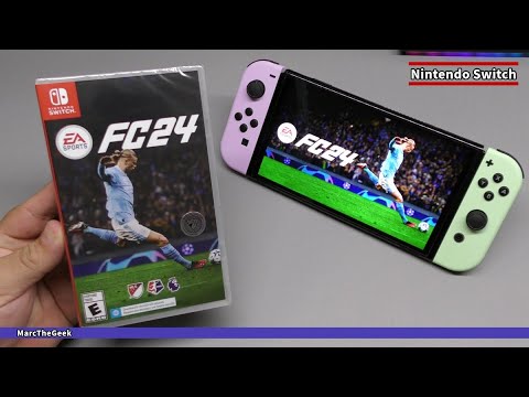 EA Sports FC 24 Unboxing & Gameplay on Nintendo Switch