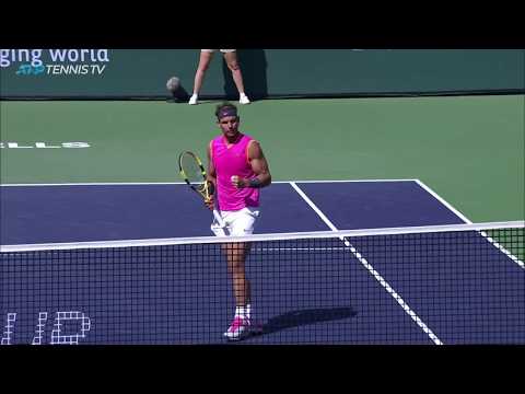 Dramatic Moments as Nadal beats Khachanov | Indian Wells 2019