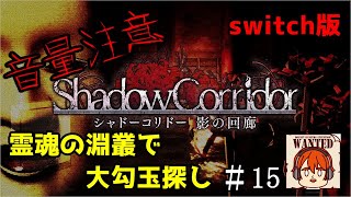 【ライブ配信】※絶叫注意※　霊魂初心者モードで大勾玉探し！【switch版　シャドーコリドー　影の回廊】