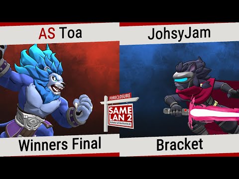 SameLAN 2: SotFB - AS | Toa (Zetterburn) vs JohsyJam (Clairen) - WF - Rivals of Aether II