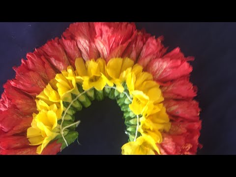 Hibiscus garland//flowers garland