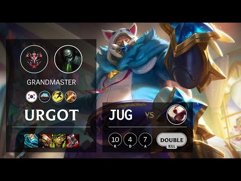 Urgot Jungle vs Lee Sin - KR Grandmaster Patch 11.9