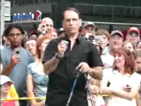 Master of the Unusual, Michel Lauziere wine bottles on roller blades