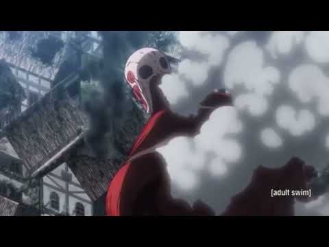 Attack Titan vs. Colossal Titan with Godzilla and King Ghidorah SFX remake Attack on Titan Season 3