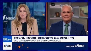 Exxon Mobil CEO Darren Woods on Q4 results: 2025 production highest in 40 years