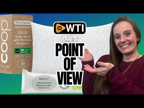 Coop Home Goods Original Adjustable Pillow - WTI product video review