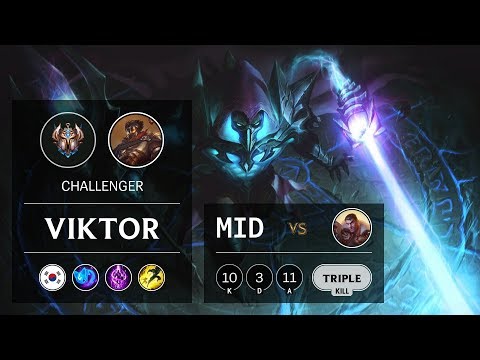 Viktor Mid vs Jayce - KR Challenger Patch 9.19