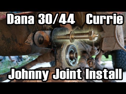 Dana 30/44 Currie Johnny Joint Install