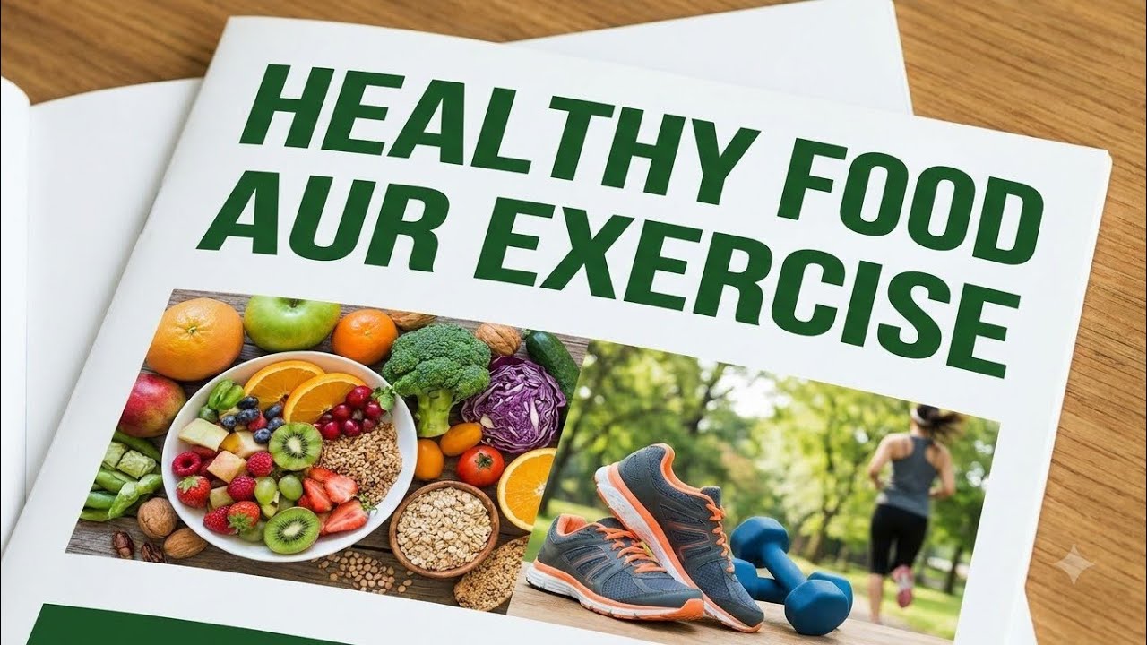 Healthy food or exercise 