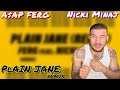 Plain Jane Remix - ASAP Ferg x Nicki Minaj | THEY NEED A COLLAB PROJECT! | (REACTION)
