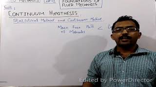 Fluid Mechanics | BS | Lecture 3 || Continuum Hypothesis