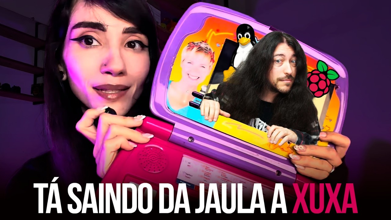 UM LAPTOP DA XUXA QUE RODA LINUX (react a  @GioYaml )  | Tecnologia e Classe