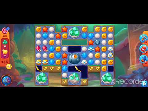 【Fishdom】challenge level 　#6816　フィッシュダムチャレンジレベル　　　　　　