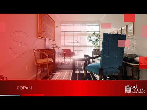 Centro, São Paulo, Tour Virtual Apartamento Mobiliado no Copan, 1 Dormitório, Oscar Niemeyer