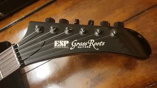 Video thumbnail for ESP GRASS ROOTS GMX-48 JAMES HETFIELD METALLICA BLACK EXPLORER JAPANESE GUITAR UP CLOSE VIDEO REVIEW by Essex Recording Studios