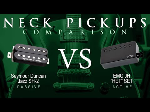 Seymour Duncan JAZZ SH-2 vs EMG JH HET SET - Neck Pickup Guitar Tone Comparison Demo