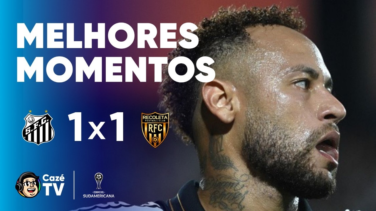 MELHORES MOMENTOS: DEPORTIVO RECOLETA 1 X 1 SANTOS | CONMEBOL SULAMERICANA 2026 | FASE DE GRUPOS