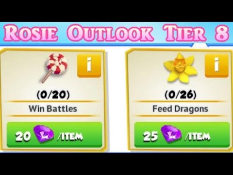 Rosie Outlook Event Tier 8 Gameplay - Dragon Mania Legends #426