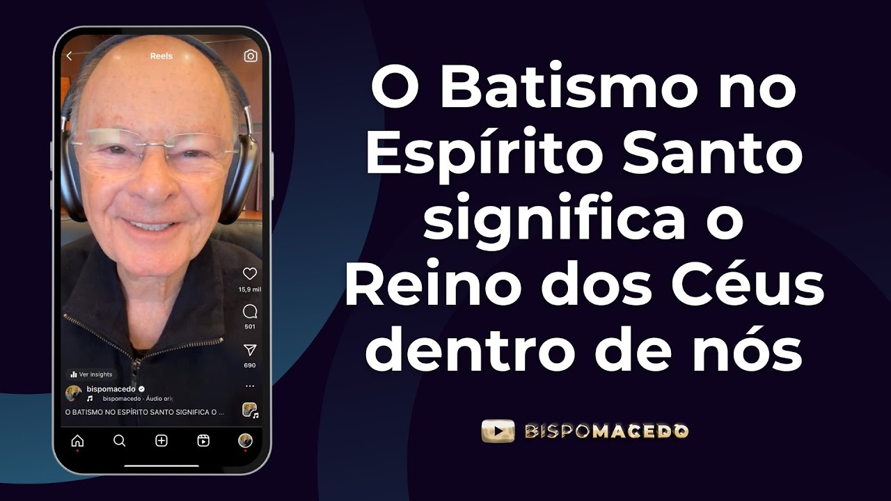 O Batismo no Espírito Santo significa o Reino dos Céus dentro de nós - Meditação Matinal 03/09/24
