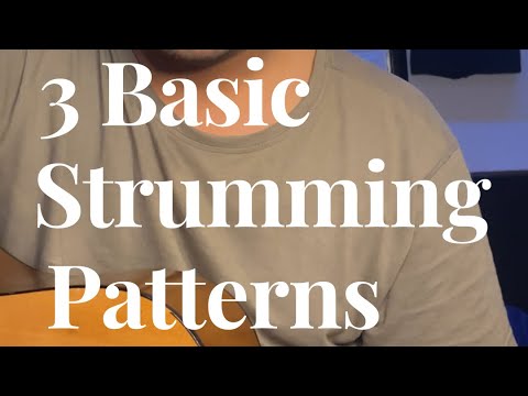3 Basic Strumming Patterns | Strumming patterns for Beginners | Guitar Tutorial