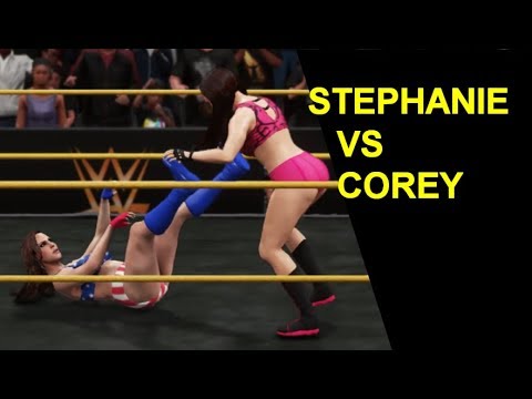 WWE 2K18 Stephanie McMahon vs Corey Martinez - Knockout Match