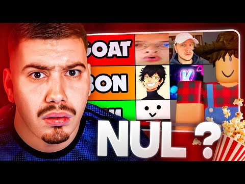 This YouTuber ranks Roblox YouTubers (I disagree...)