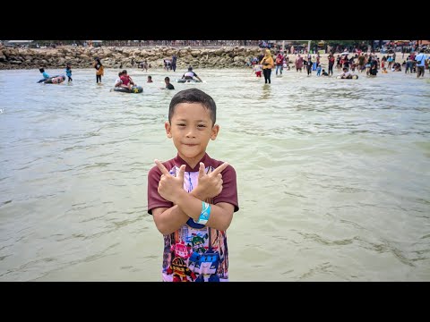 mainan pasir di pantai 🌊☀