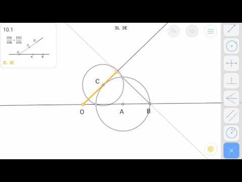 Euclidea 10.1 (Kappa 1) Solution walkthrough