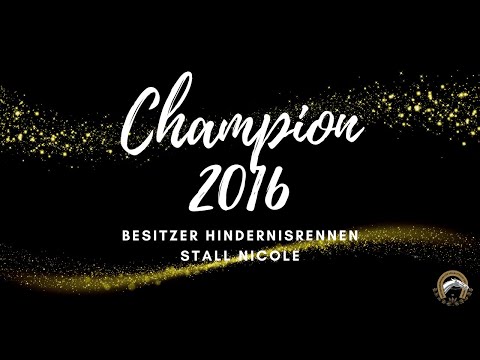 Champion 2016 Besitzer Hindernisrennen - Stall Nicole