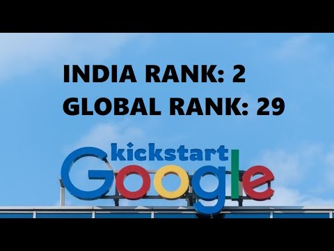 India Rank 2 in Google Coding Competition | Kickstart Round A 2021 | Screencast with all solutions