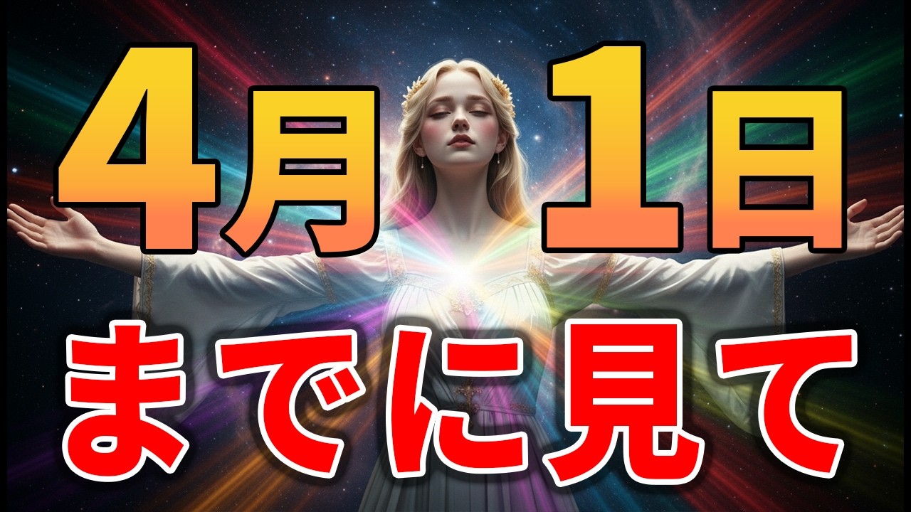 【完全終了】4月1日までに"この動画"を見ないと手遅れになります