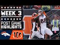 Broncos vs. Bengals | NFL Week 3 Game Highlights