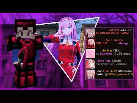 🍏Top 5 ZeroTwo Texture Packs Minecraft Anime Texture Packs!!!!