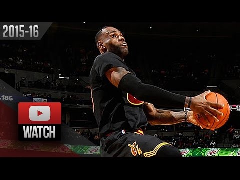 LeBron James Full Highlights at Nuggets (2015.12.29) - 34 Pts, 6 Reb, DUNKFEST!