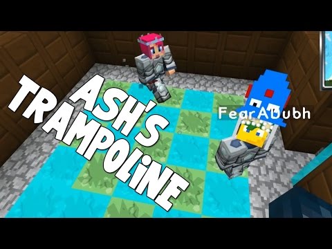 Minecraft - Attack Of The B Team - Ash's Trampoline!! [28]