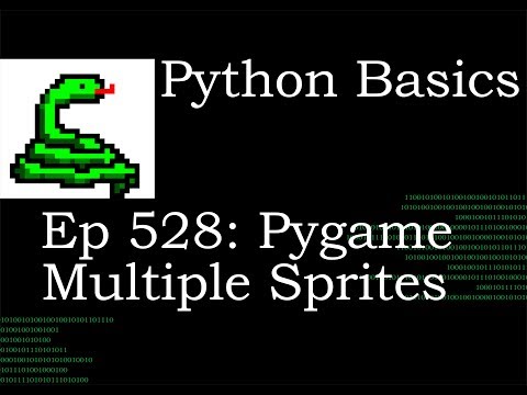 Python Basics Tutorial Pygame Mulitple Sprite Objects