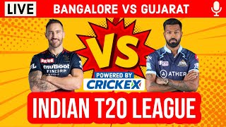LIVE: RCB vs GT, 67th Match | 1st Innings Last 10 Overs | Live Scores & Hindi Commentary | IPL 2022