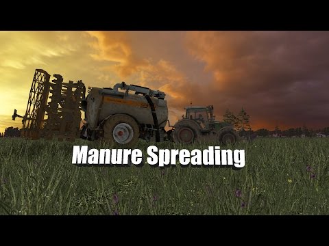 Farming Simulator 15 (spreading liquid manure)