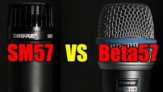 Video thumbnail for Shure Beta 57 vs Shure SM57 (acoustic guitar) (Pt. 1) by Crash Course Recording