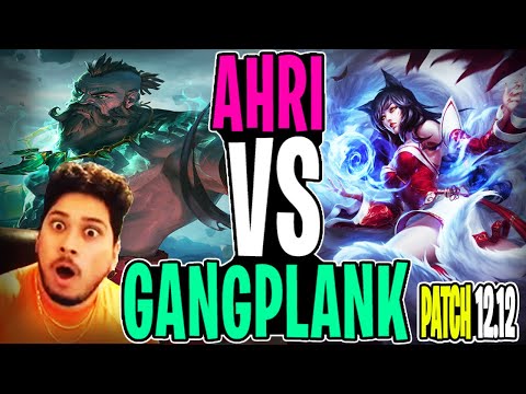 SOLARBACCA Gangplank VS Ahri Masters| Patch 12.12