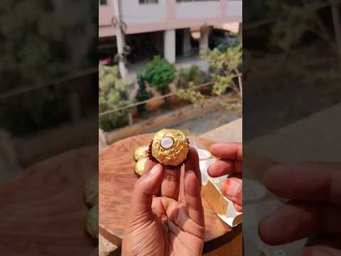 Ferrero rocher🍫🍬 Ameero Ki Chocolate😵🤧 #chocolate #ferrerorocher #shorts #viral #yummy