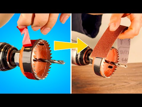 Handyman’s Secret EASY Sandpaper Trick Turns Any Drill into a Power Sander!