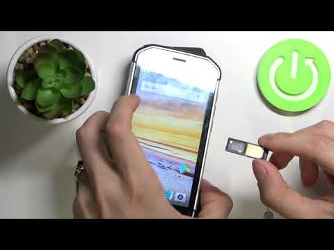 Процесс вставления SIM карты в CATERPILLAR S40 / Как вложить SIM карту в телефон CATERPILLAR S40