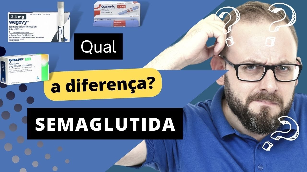 Diferença entre Wegovy, Ozempic e Rybelsus | Farmacologia Fácil | Prof. José