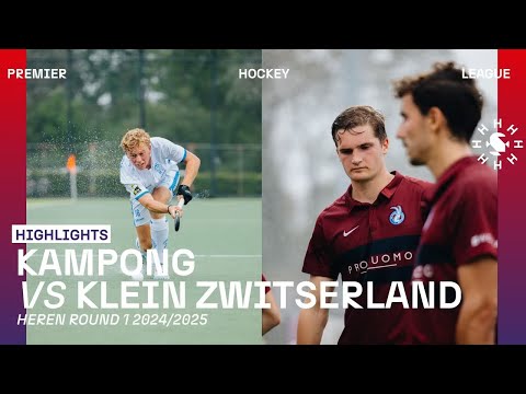 Kampong - Klein Zwitserland 🏑 Tulp Hoofdklasse Heren ‘24/’25 RONDE 1 | Samenvatting